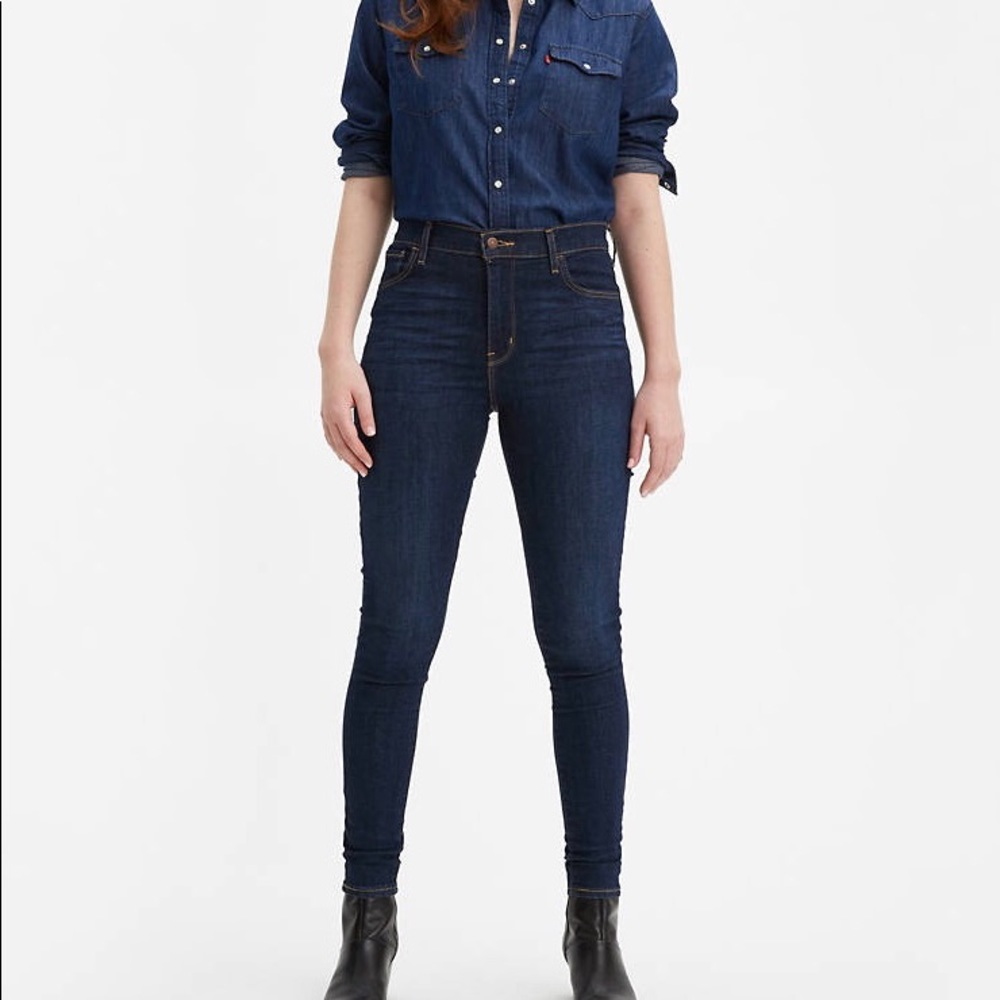 Levi’s premium 720 high rise super skinny jean